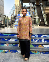 Gulbahar Mustard yellow Farshi Set