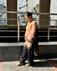 Gulbahar Mustard yellow Farshi Set