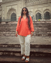 Earth Inspired Rust Orange Co-Ord Set