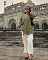 Earth Inspired Olive Green Co-Ord Set