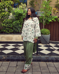 Hunter Green Farshi Salwar Suit Set