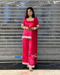 Barbie Pink Y2K-Inspired Bell Bottom Set