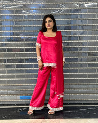 Barbie Pink Y2K-Inspired Bell Bottom Set