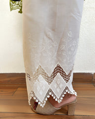 Oversized Medium Length Kurti with Farshi Bottom